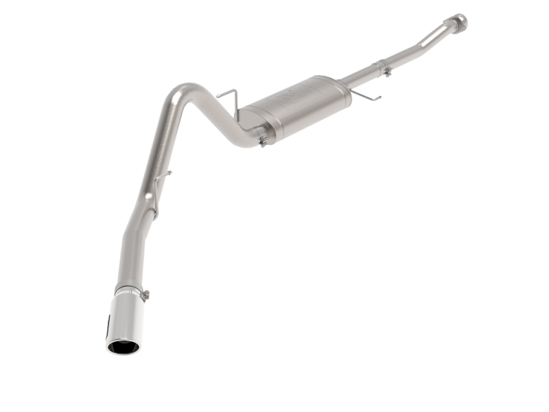 aFe Apollo GT 3in 409 SS Cat-Back Exhaust 2021 Ford F-150 V6 2.7L/3.5L (tt)/V8 5.0L w/ Polished Tips - 49-43125-P
