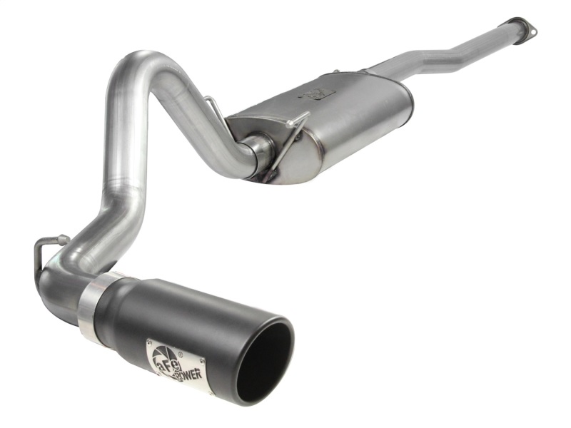 aFe MACHForce XP Exhausts Cat-Back SS-409 EXH CB Toyota Tacoma 05-13 V6-4.0L (Blk Tip) - 49-46001-1B