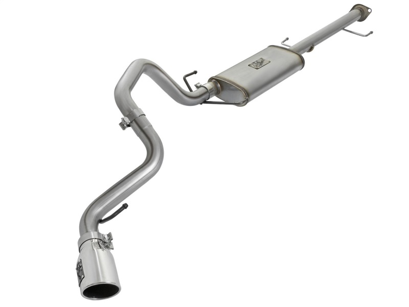 aFe MACH Force Xp 2.5in SS Cat-Back Single Side Exit Exhaust w/Polished Tips 07-14 Toyota FJ Cruiser - 49-46027-P