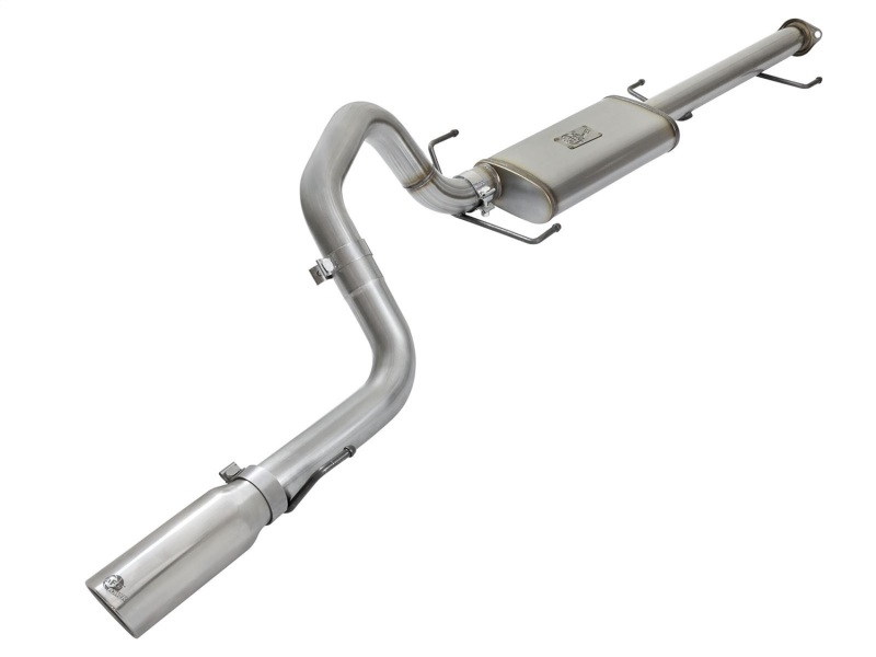aFe MACH Force Xp 3in SS Cat-Back Single Rear Exit Exhaust w/Polished Tips 07-14 Toyota FJ Cruiser - 49-46028-P