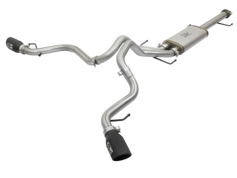 aFe MACH Force-Xp 3in - 2.5in SS Cat-Back Dual Exhaust w/Black Tips 07-14 Toyota FJ Cruiser 4.0L - 49-46029-B