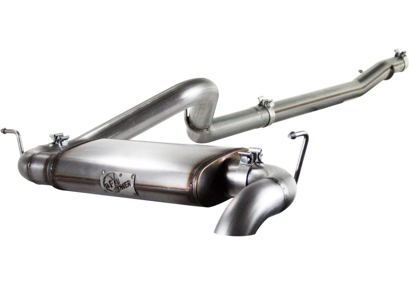 aFe MACHForce XP Exhausts Cat-Back/Hi Tuck SS-409 EXH CB/HT Jeep Wrangler 4Dr 2012 V6-3.6L - 49-46220