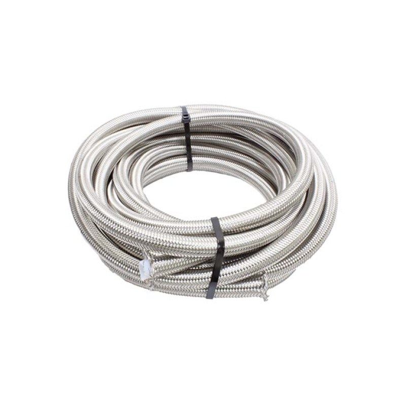 Snow 8AN Braided Stainless PTFE Hose - 15ft - SNF-60815