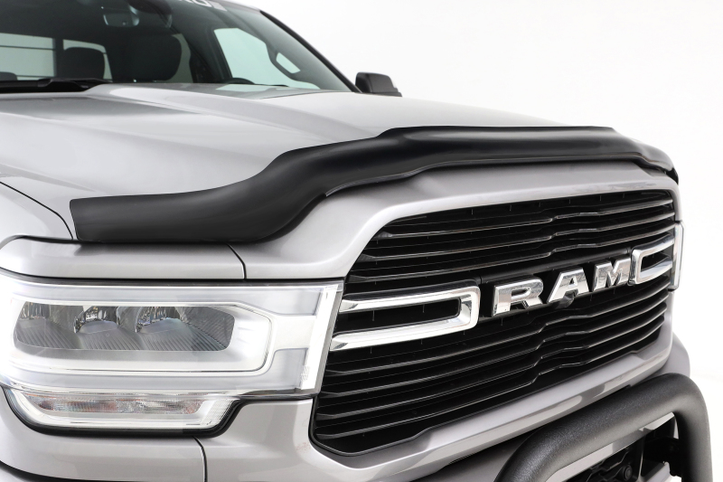 AVS 19-20 RAM 2500 / 19-23 RAM 4500/5500 High Profile Bugflector Hood Shield - Smoke - 23614