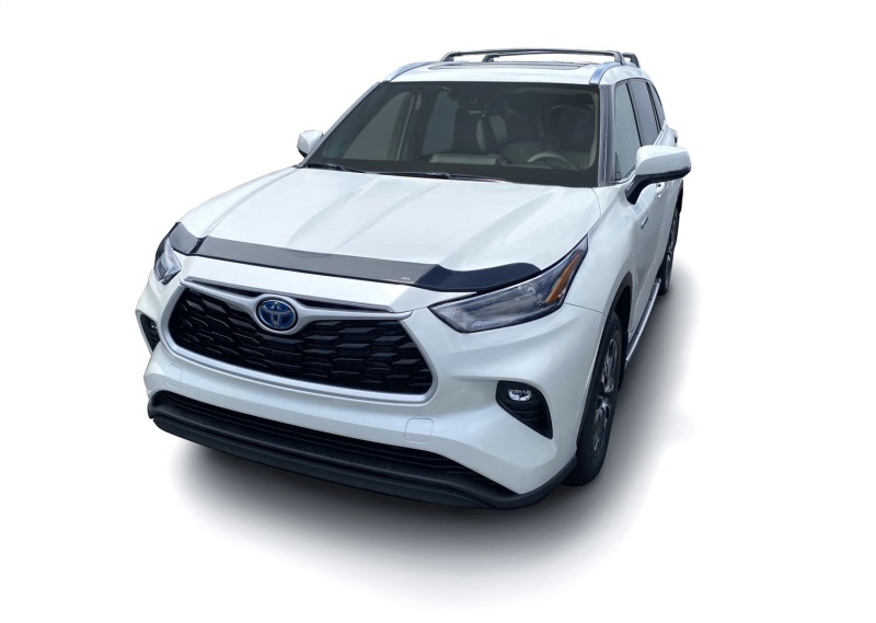 AVS 20-22 Toyota Highlander Aeroskin Low Profile Hood Shield - Smoke - 322190