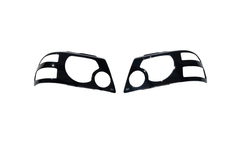 AVS 02-05 Dodge RAM 1500 Projectorz Headlight Covers 2pc - Black - 337332