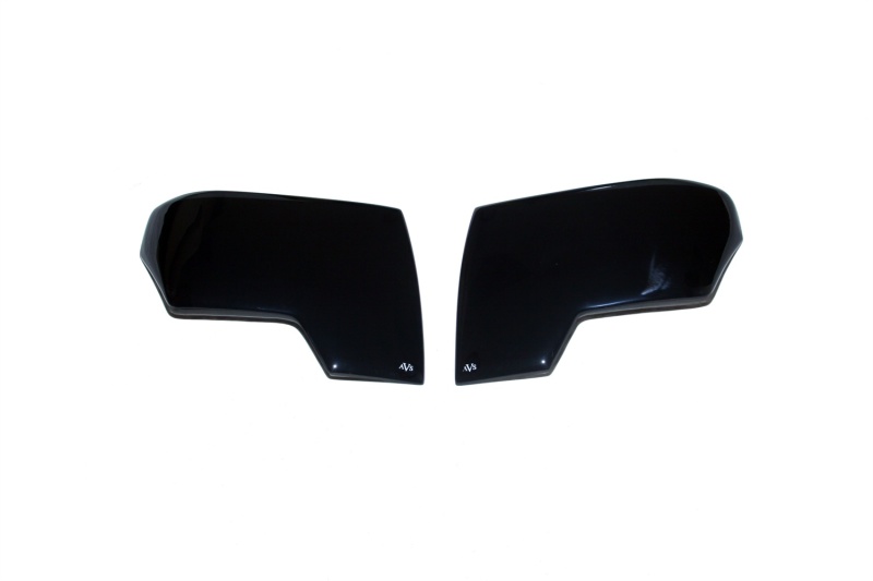 AVS 04-12 Chevy Colorado Headlight Covers - Black - 41129