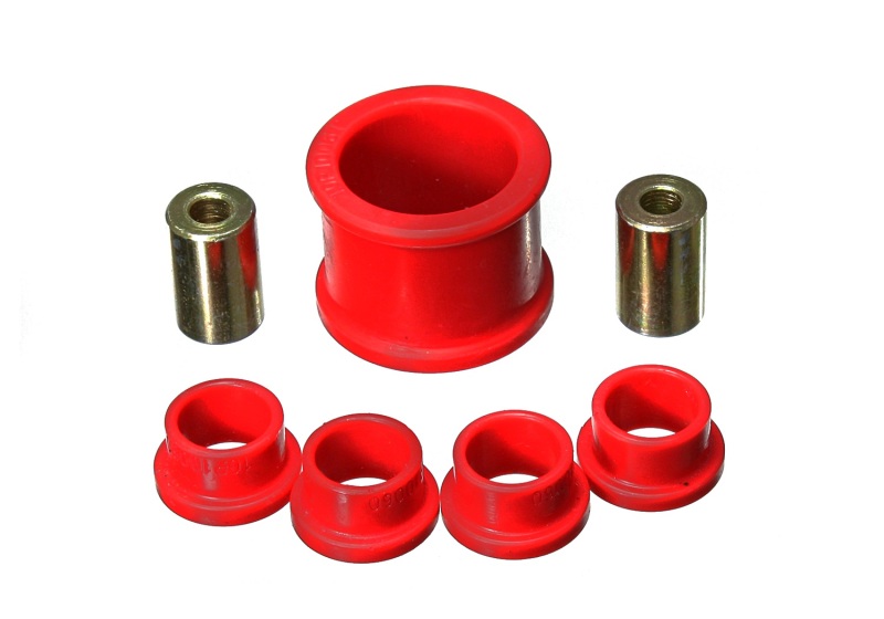 Energy Suspension 06-11 Honda Civic Si Red Power Steering Rack Bushing Set - 16.10105R