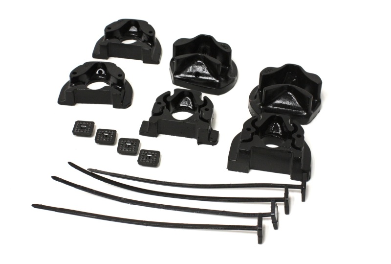 Energy Suspension 92-00 Honda Civic (Except 99-00 Si) / 93-97 Del Sol Black Motor Mount Inserts (Man - 16.1105G