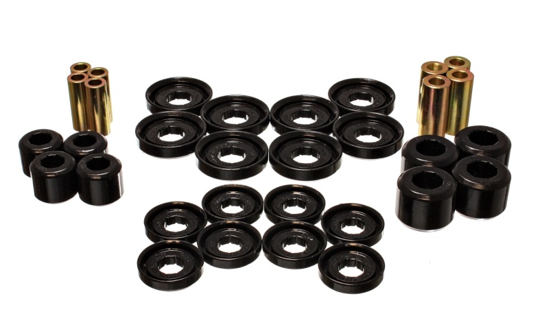 Energy Suspension Front Control Arm Bushing Set - Black - 5.3142G