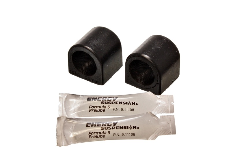 Energy Suspension 87-92 Toyota Supra Black 23mm Rear Sway Bar Bushing Set - 8.5134G