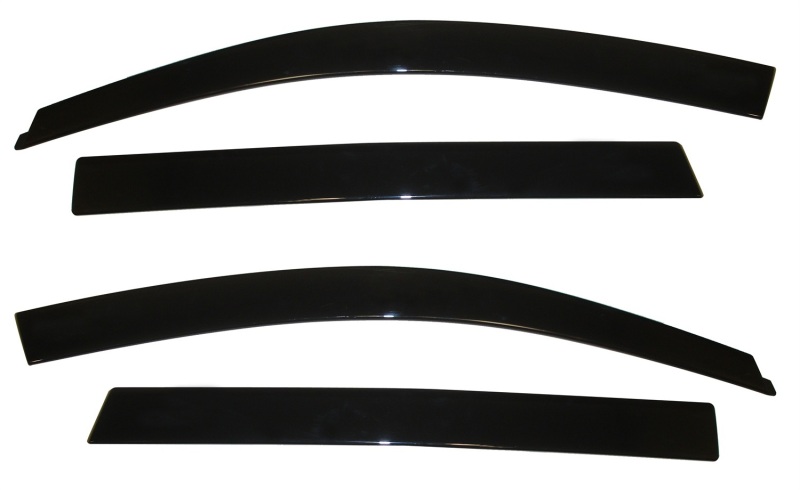 AVS 09-17 Chevy Traverse Ventvisor Low Profile Deflectors 4pc - Smoke - 894020