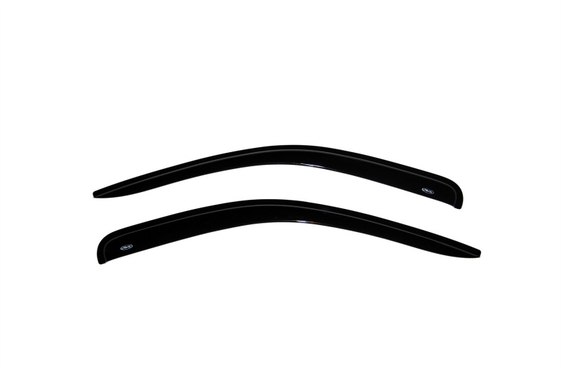 AVS 05-10 Dodge Dakota Quad Cab Ventvisor Outside Mount Window Deflectors 2pc - Smoke - 92620