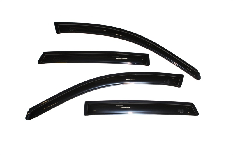 AVS 03-08 Pontiac Vibe Ventvisor Outside Mount Window Deflectors 4pc - Smoke - 94455