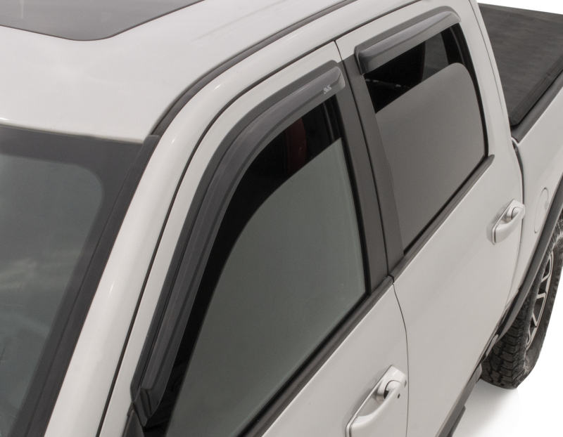 AVS 2019 RAM 1500 Crew Cab Ventvisor Outside Mount Front & Rear Window Deflectors 4pc - Smoke - 94806