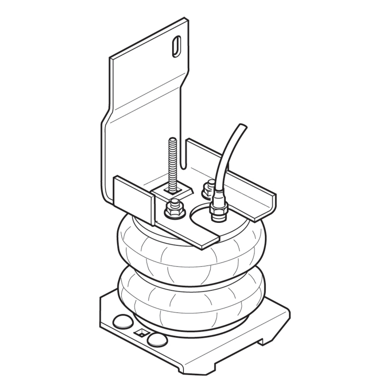 Firestone Ride-Rite Air Helper Spring Kit Rear 92-16 Ford E350 Cutaway (W217602061) - 2061