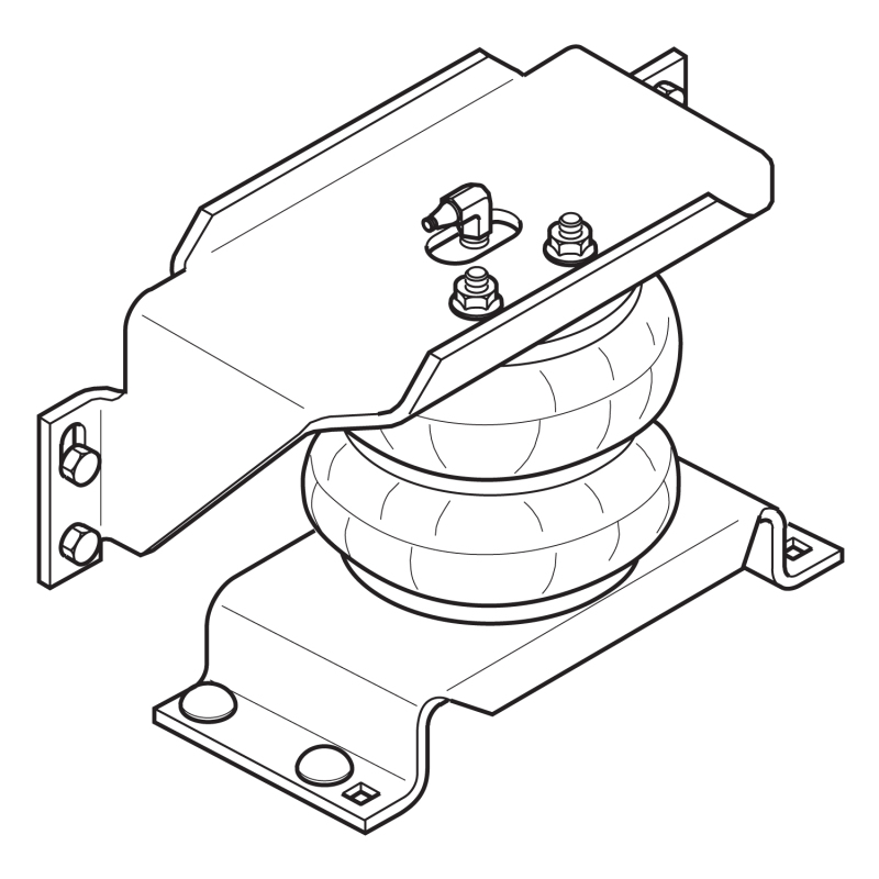 Firestone Ride-Rite Air Helper Spring Kit Rear 07-17 Dodge RAM 3500HD Cab 2WD/4WD (W217602478) - 2478