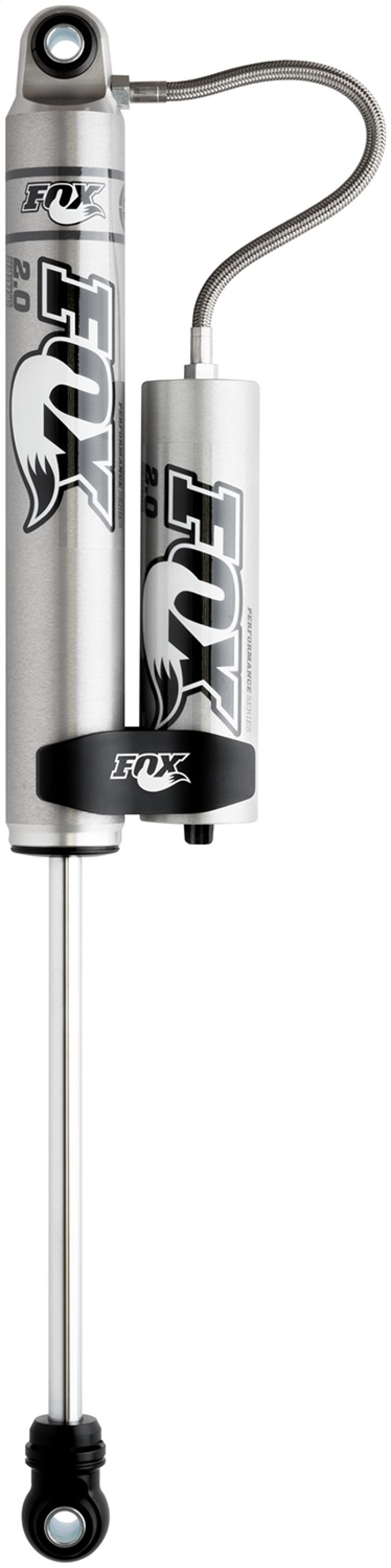 Fox 99+ Chevy HD 2.0 Performance Series 10.6in. Smooth Body Remote Res. Rear Shock / 0-1in. Lift - 980-24-955