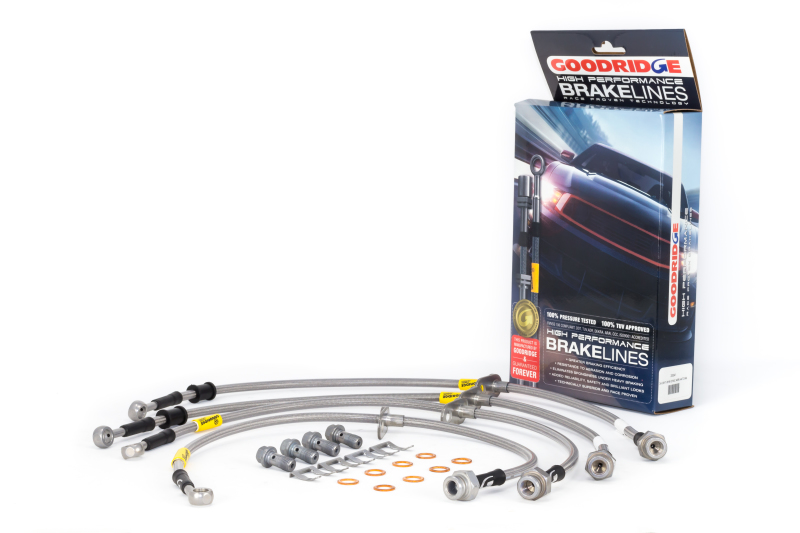 Goodridge 17-18 Honda Civic Hatchback SS Brake Lines - 20041