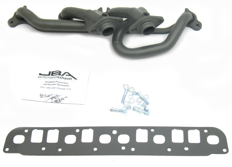 JBA 00-06 Jeep Wrangler 4.0L 1-1/2in Primary Ti Ctd Cat4Ward Header - 1527SJT