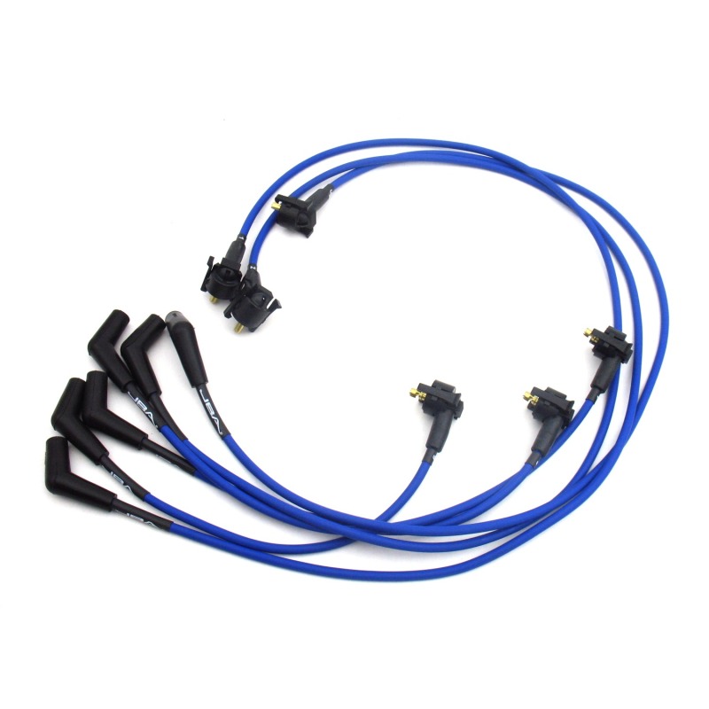 JBA 99-00 Ford Mustang 3.8L Ignition Wires - Blue - W06189