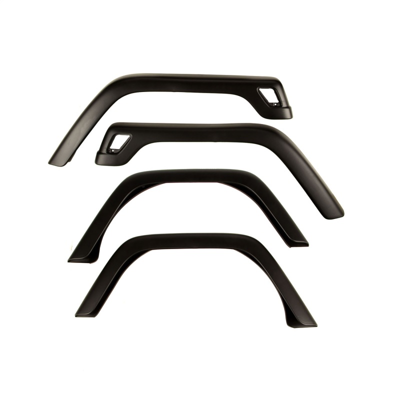 Omix 4-Piece Fender Flare Kit- 97-06 Jeep Wrangler - 11603.02