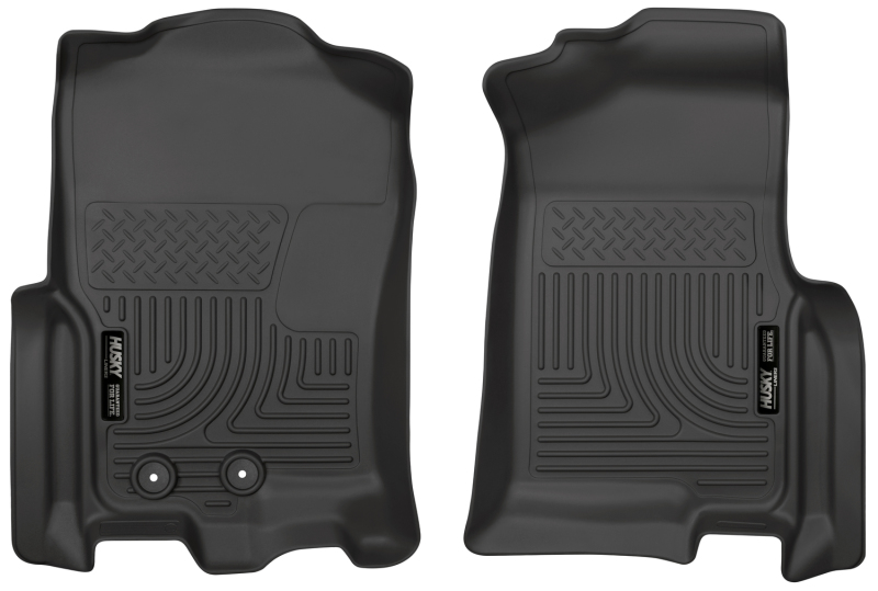 Husky Liners 2015 Ford Expedition/Lincoln Navigator WeatherBeater Front Black Floor Liners - 18371