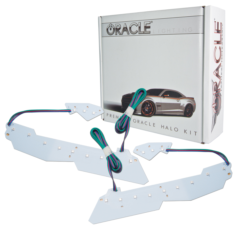 Oracle 14-19 Chevy Corvette C7 Headlight DRL Upgrade Kit - ColorSHIFT w/o Controller NO RETURNS - 2624-334