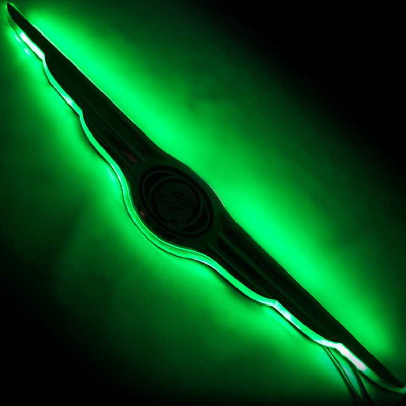 Oracle Chrysler Illuminated Wing - Green NO RETURNS - 3002-004