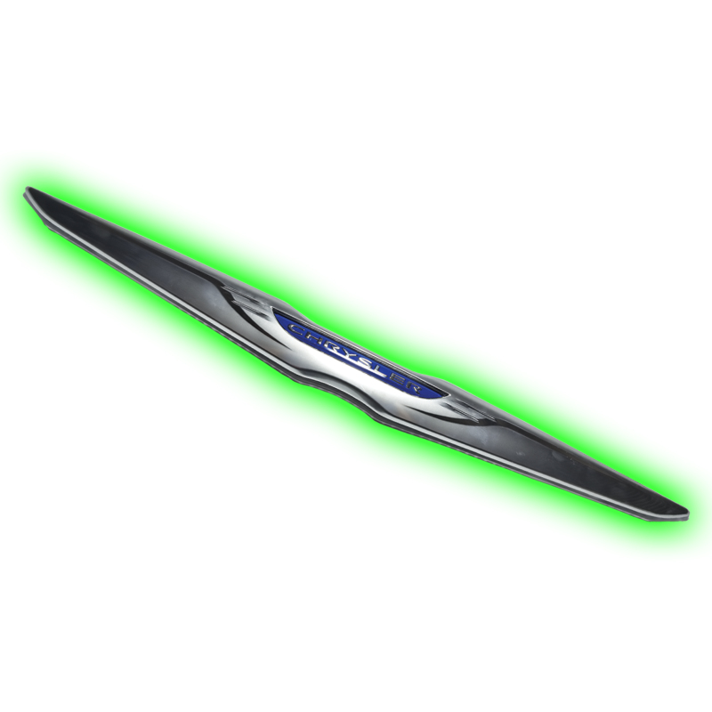 Oracle Chrysler Illuminated LED Sleek Wing - Green NO RETURNS - 3019-004