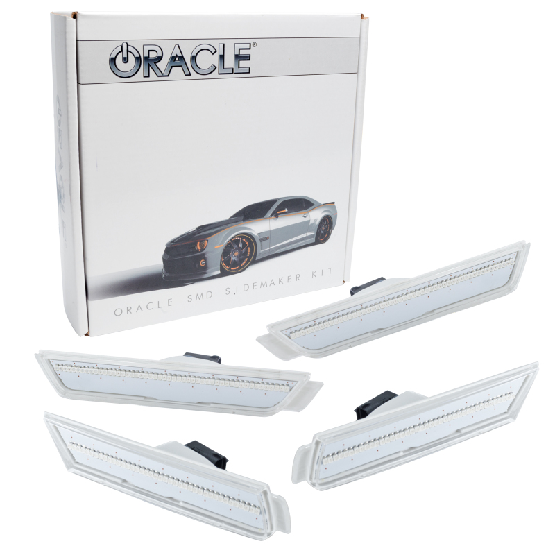 Oracle 10-15 Chevrolet Camaro Concept Sidemarker Set - Clear - No Paint - 3101-019