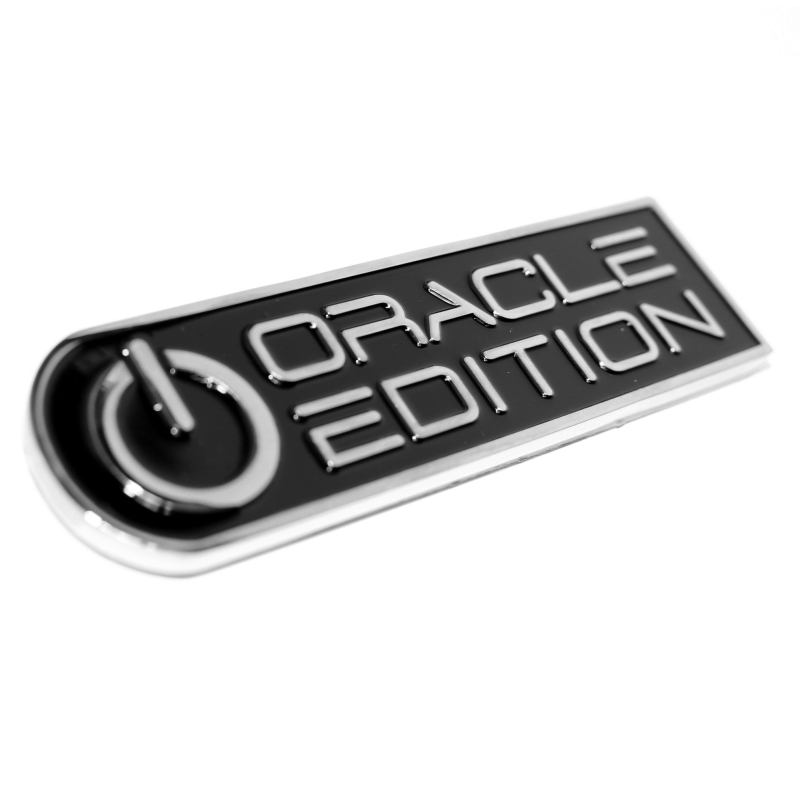 Oracle Edition Badge - Right/Passenger - Black/White - 8031-504