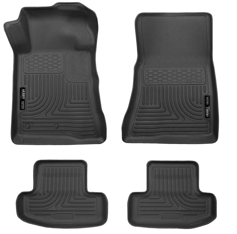 Husky Liners 10-12 Ford Mustang WeatherBeater Combo Black Floor Liners - 98371