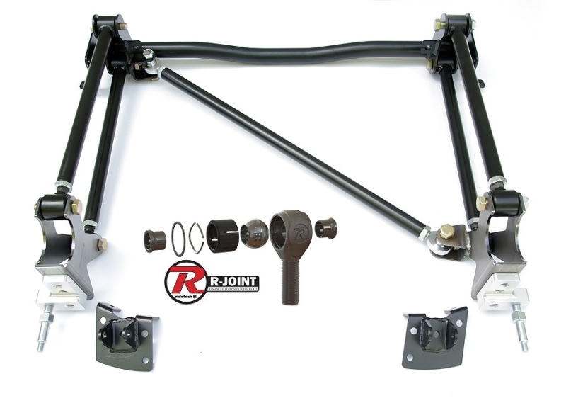 Ridetech 55-57 Chevy (One Piece Frame) Bolt-On 4-Link Double Adjustable - 11027197