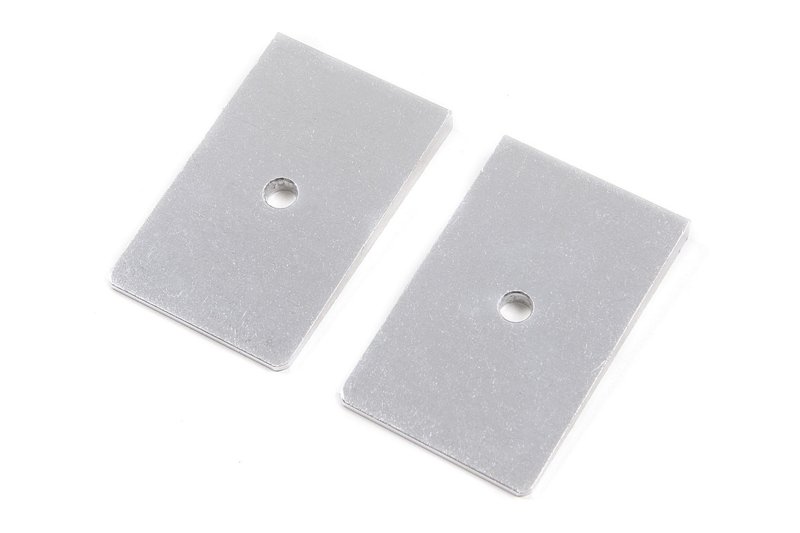 Zone Offroad 2in x 4 Degree Shims (Pair) - ZONU3000