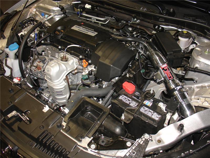 Injen 13-17 Honda Accord 2.4L 4cyl Polished Cold Air Intake w/MR Tech & Air Fusion (Converts to SRI) - SP1676P