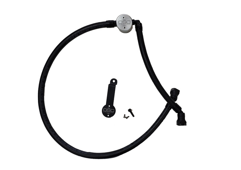 J&L 18-25 Jeep Wrangler JL 3.6L Driver Side Oil Separator 3.0 - Clear Anodized - 3069D-C