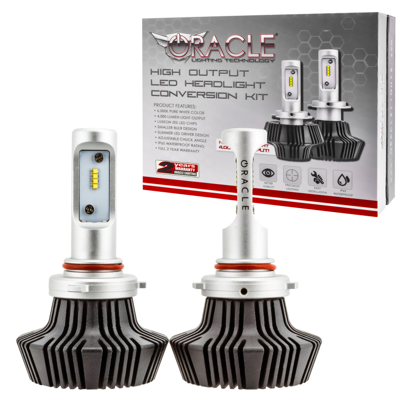 Oracle 9005 4000 Lumen LED Headlight Bulbs (Pair) - 6000K - 5239-001