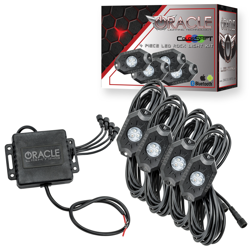 Oracle Bluetooth Underbody Rock Light Kit - 4 PCS - ColorSHIFT - 5796-333