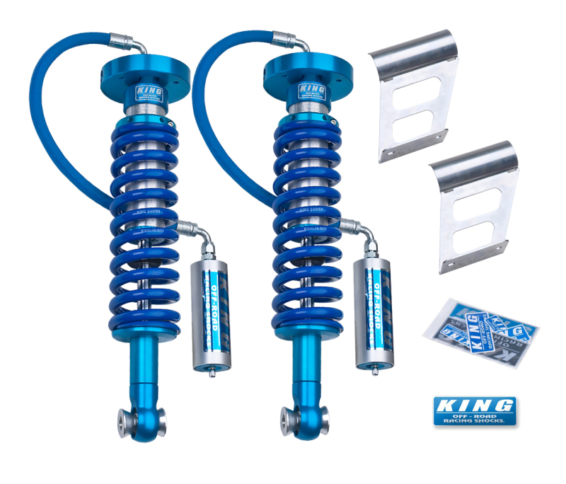 King Shocks 09-13 Ford F150 2WD/4WD Front 2.5 Dia Remote Reservoir Coilover (Pair) - 25001-213