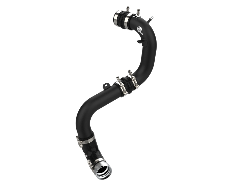 aFe 21-22 Ford Bronco V6-2.7Ltt BladeRunner 2.75in Alum Cold Charge Pipe - Black - 46-20589-B