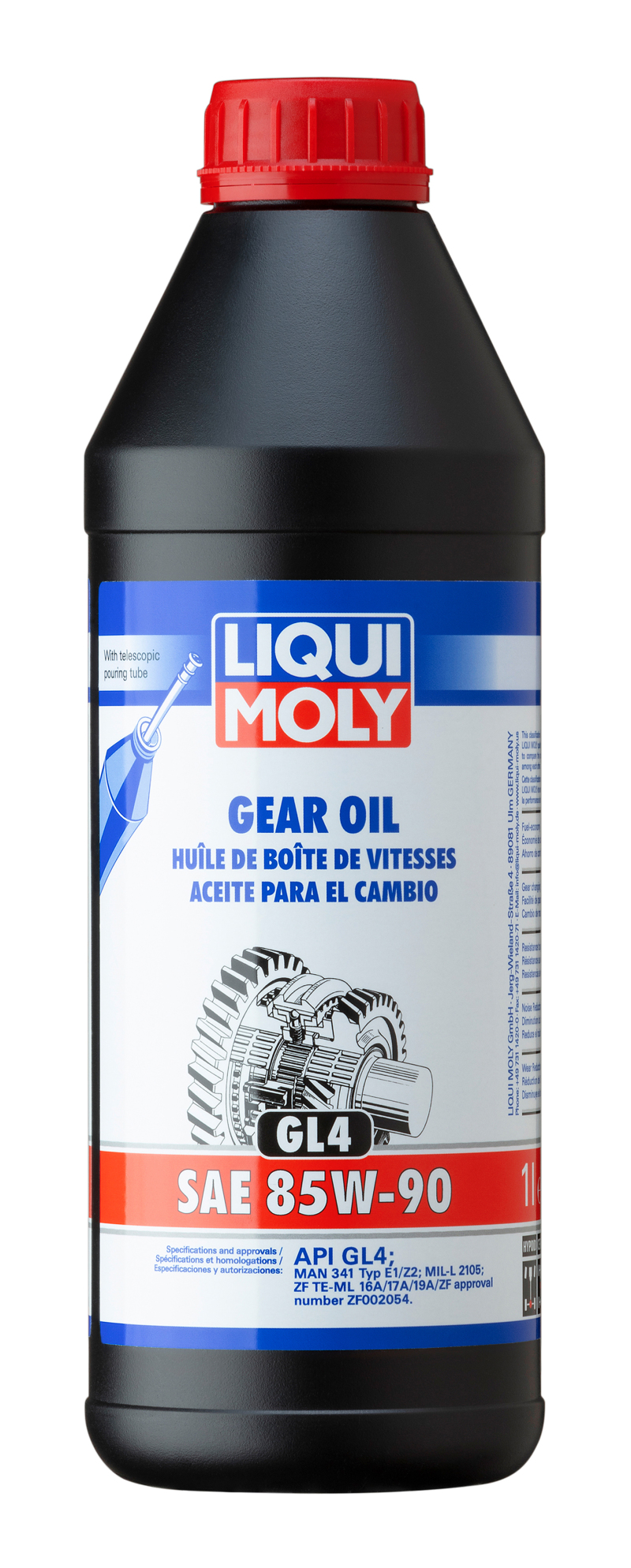 LIQUI MOLY 1L Gear Oil (GL4) SAE 85W90 - 20016