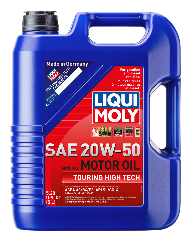 LIQUI MOLY 5L Touring High Tech Motor Oil SAE 20W50 - 20114