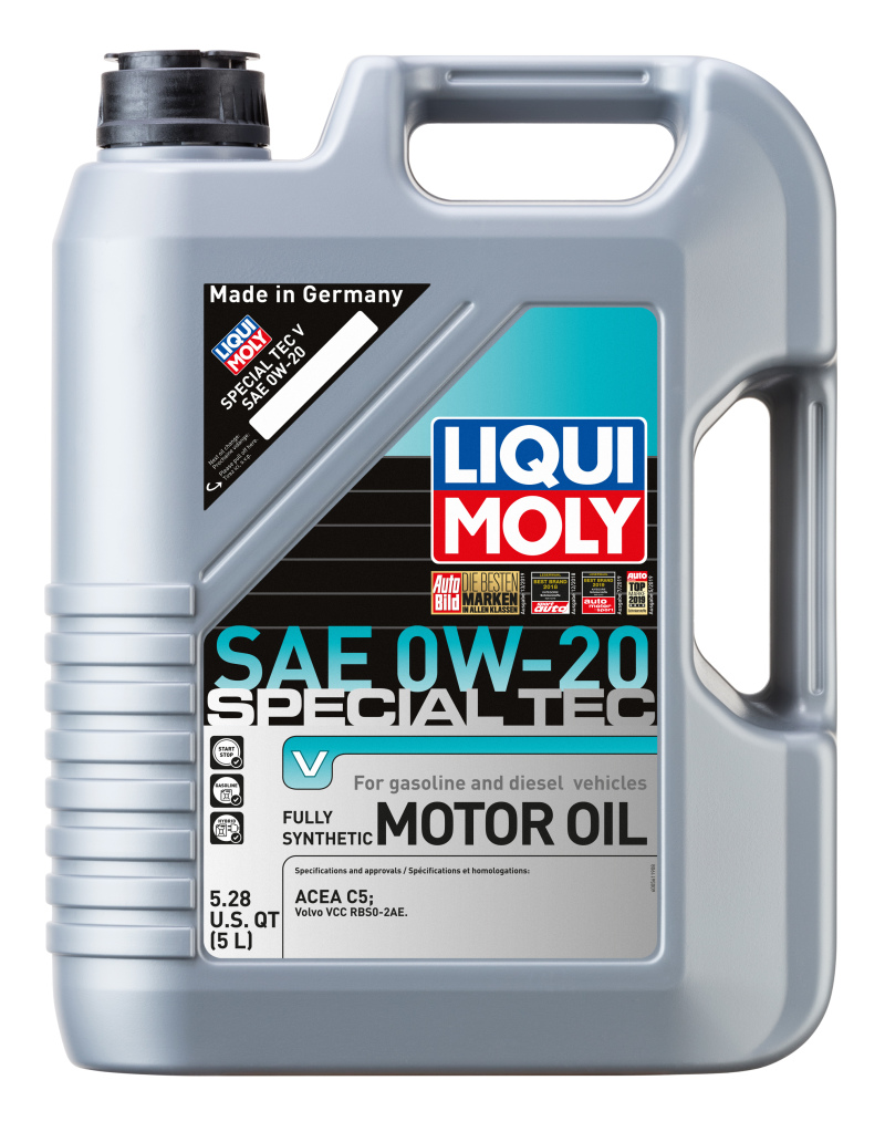 LIQUI MOLY 5L Special Tec V Motor Oil SAE 0W20 - 20200