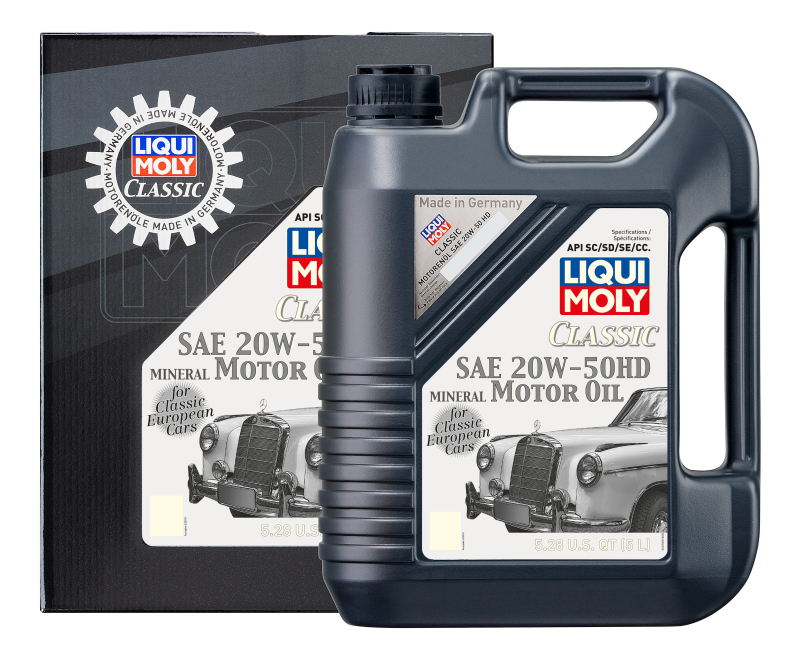 LIQUI MOLY 5L Classic Motor Oil SAE 20W50 HD - 20262