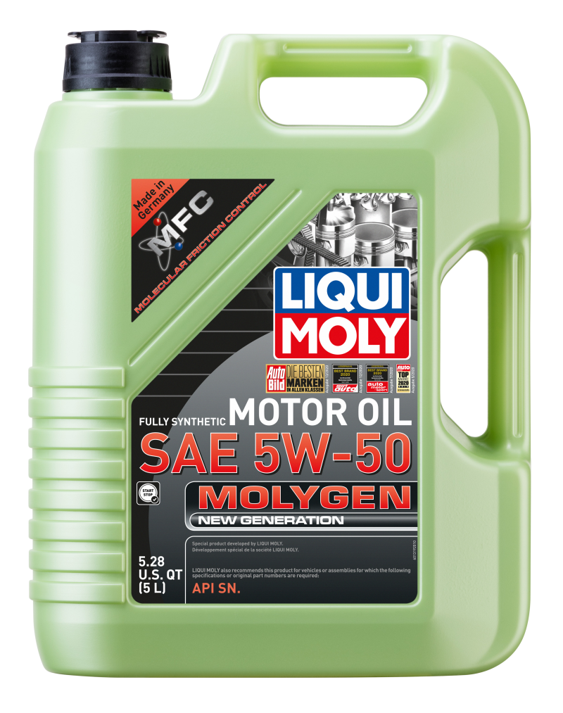 LIQUI MOLY 5L Molygen New Generation Motor Oil SAE 5W50 - 20310