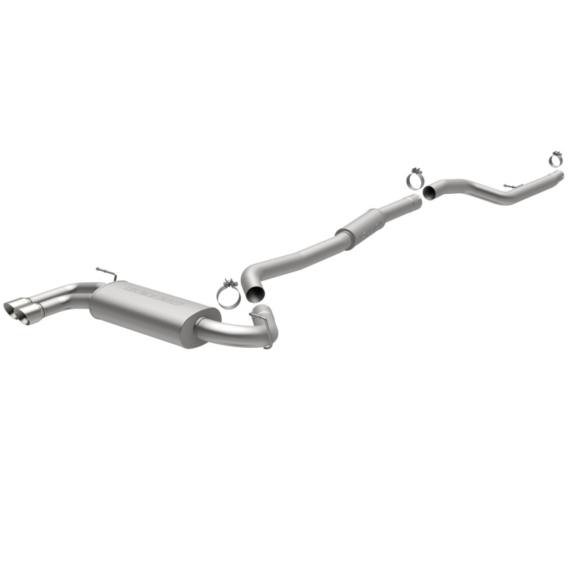 MagnaFlow 12 BMW 328i 2.0L N20b20 Dual Straight D/S Rear Exit Stainless Cat Back Performance Exhaust - 15161