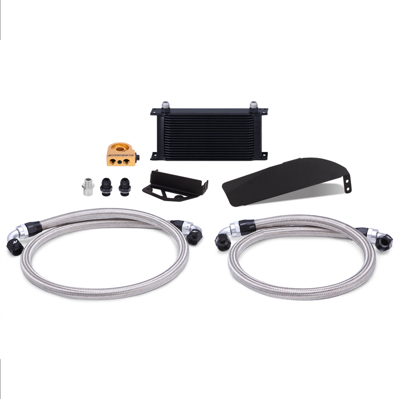 Mishimoto 2017+ Honda Civic Type R Direct Fit Oil Cooler Kit - Black - MMOC-CTR-17TBK