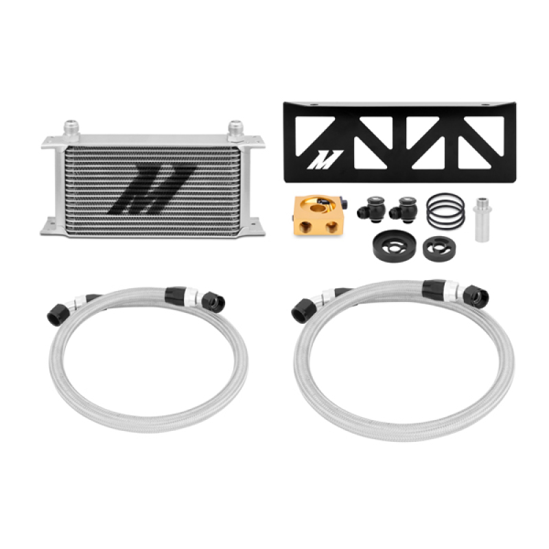Mishimoto 13+ Subaru BRZ/Scion FR-S Thermostatic Oil Cooler Kit - Silver - MMOC-BRZ-13T