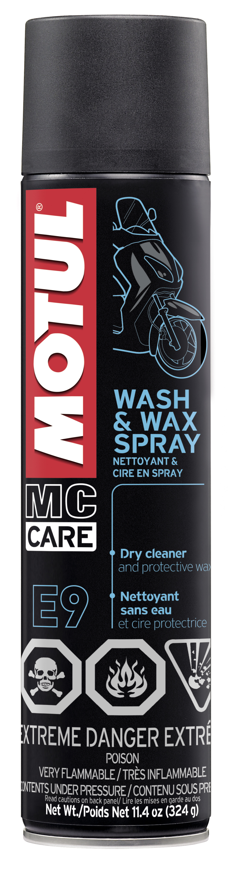 Motul 11.4oz Cleaners WASH & WAX - Body & Paint Cleaner - 103258